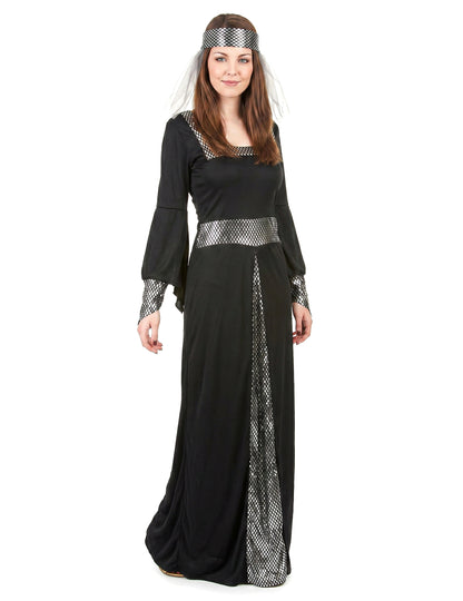 Médieval Black Women's kostim