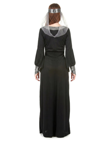 Médieval Black Women's kostim