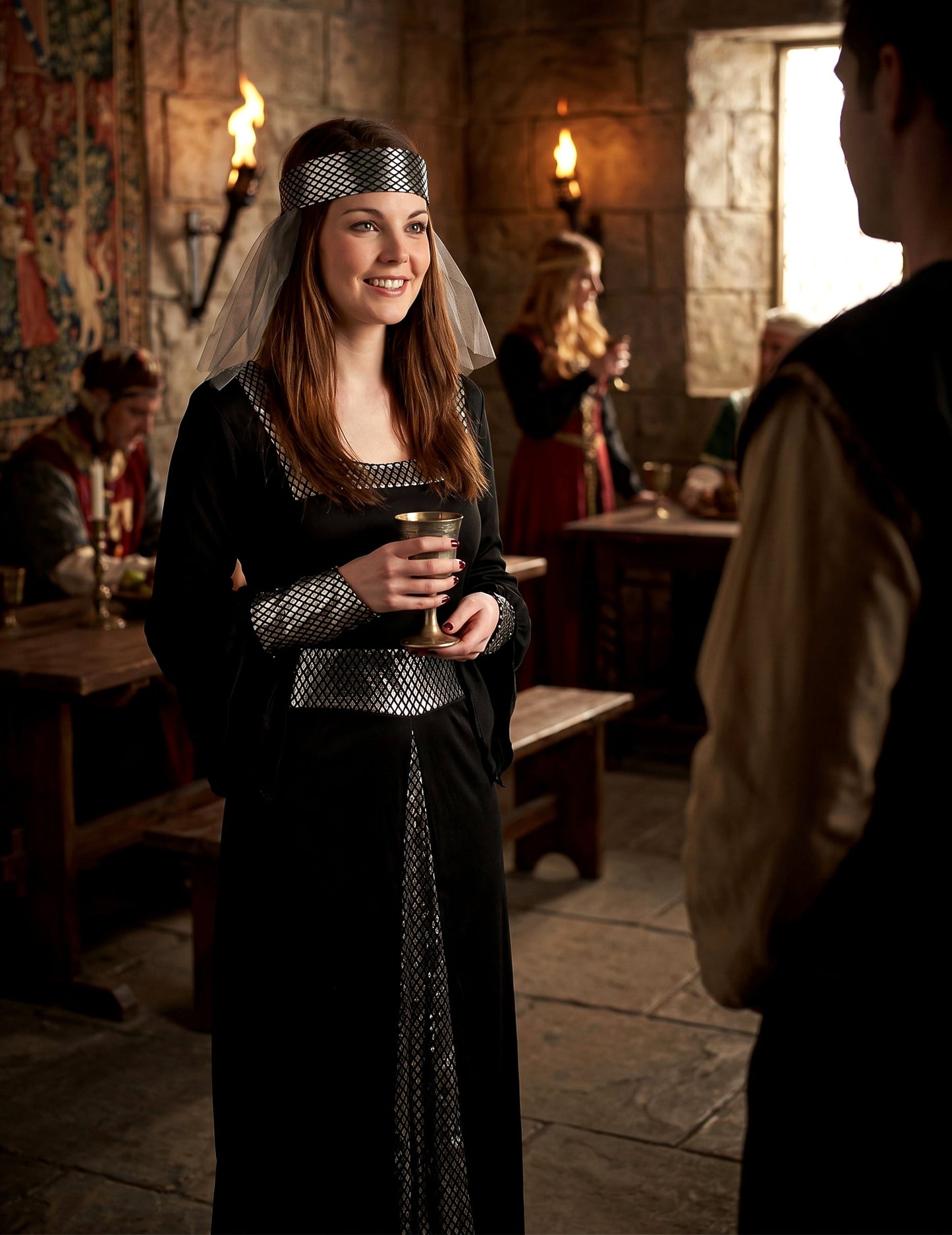 Médieval Black Women's kostim