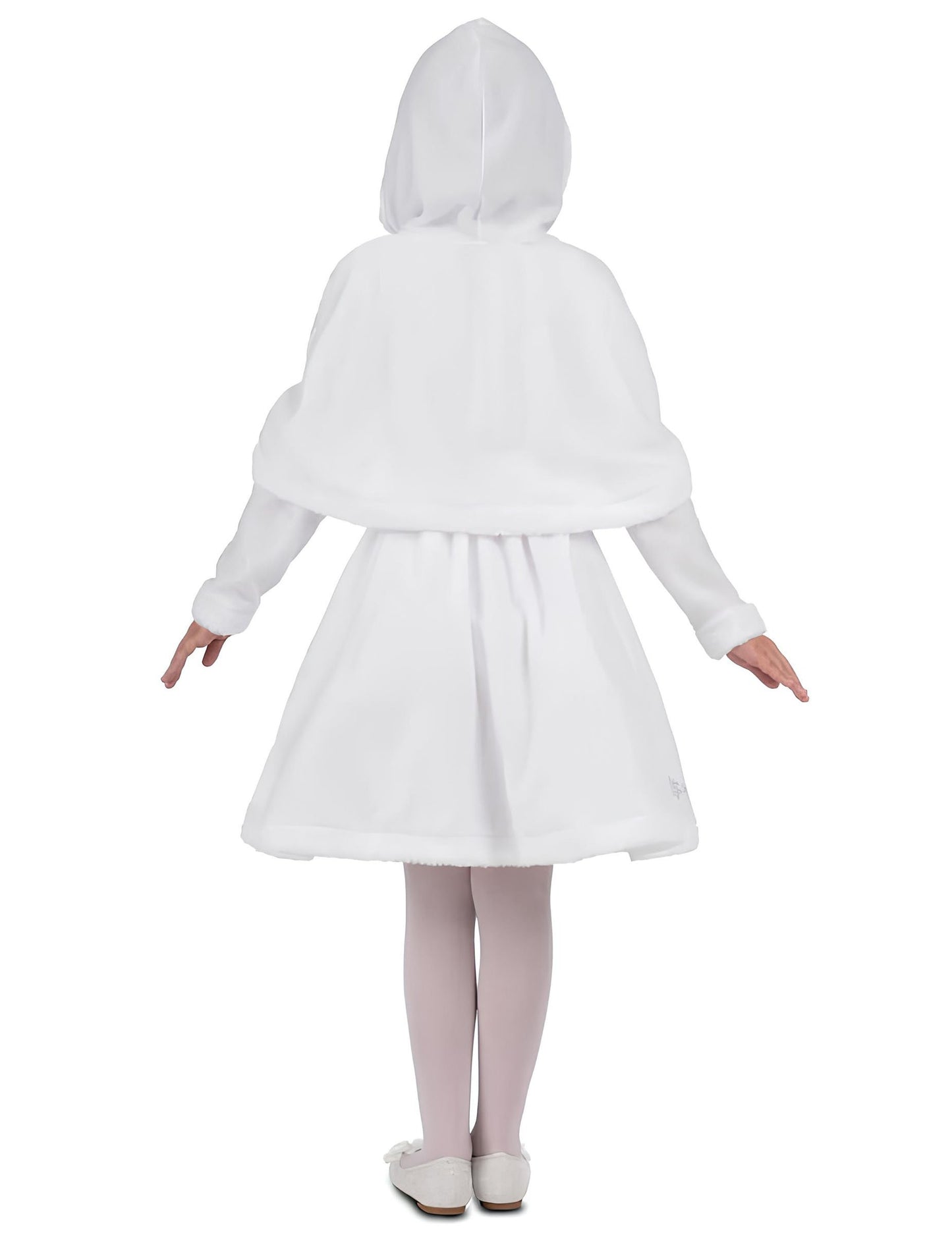 Bijeli kostim Djeda Mraza za djevojčice