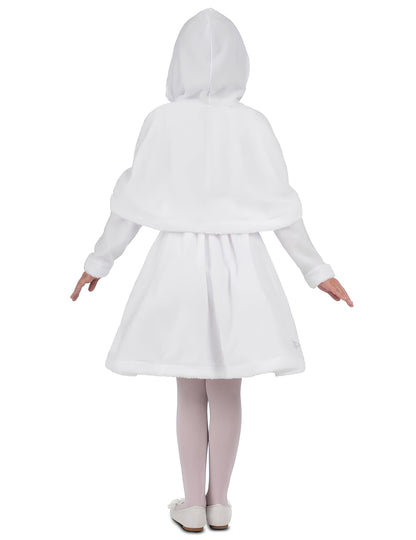 Bijeli kostim Djeda Mraza za djevojčice