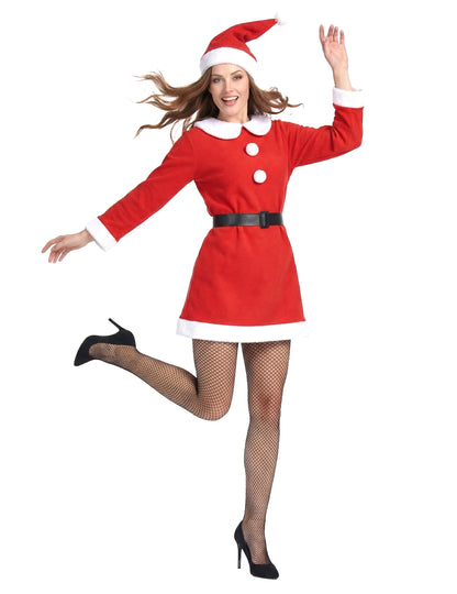 Majka božićna kostim pompons žena