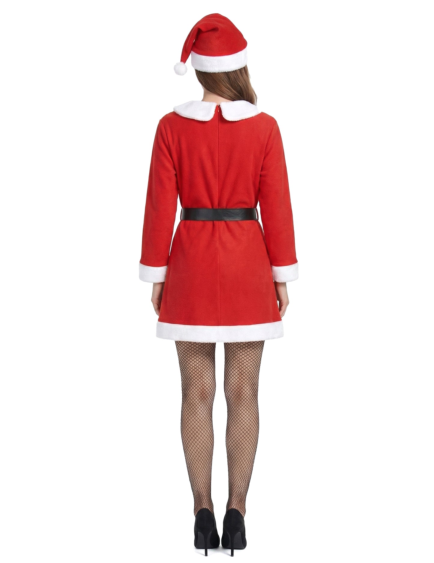 Majka božićna kostim pompons žena