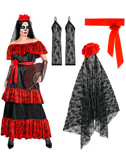 Meksički kostim za Dan mrtvih za žene