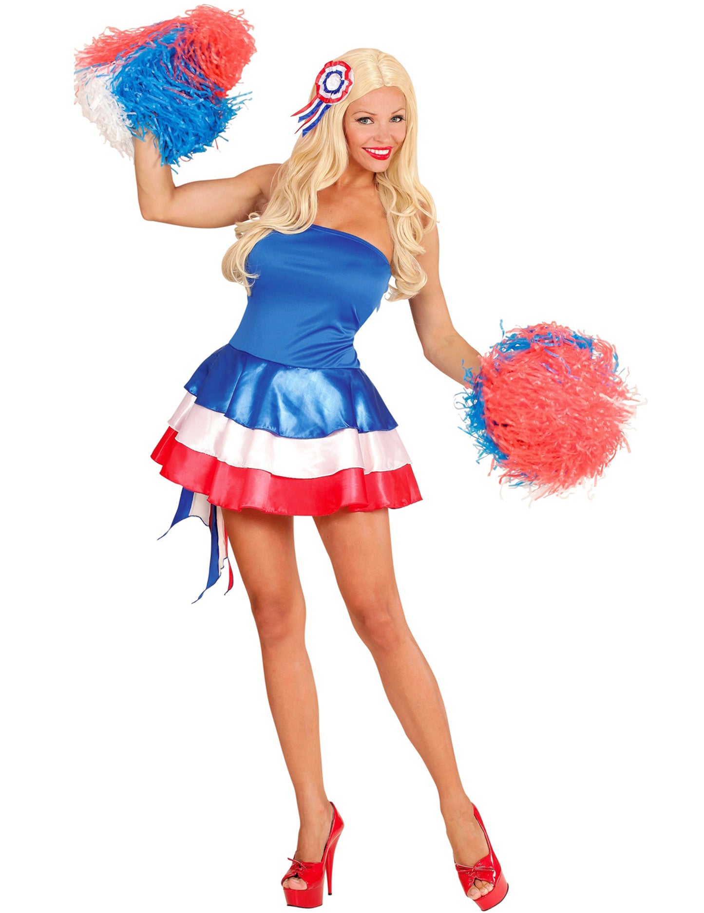 Kostim navijačice Francuske u trobojnici za žene 