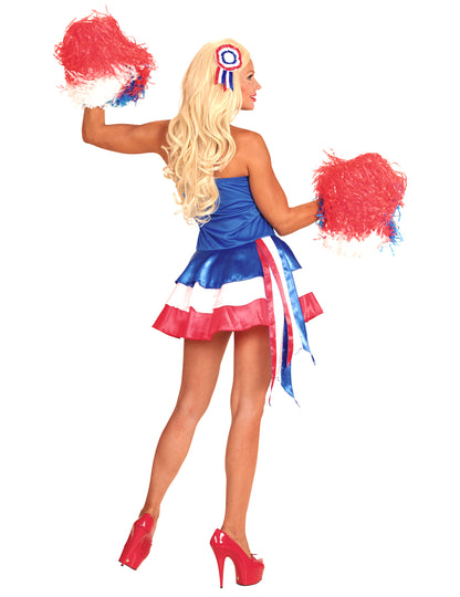 Kostim navijačice Francuske u trobojnici za žene 