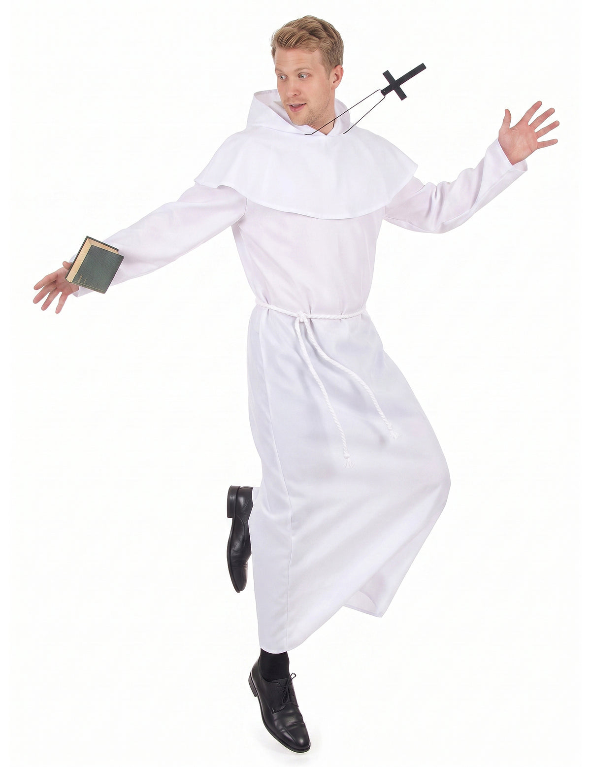 Odrasli bijeli monk kostim