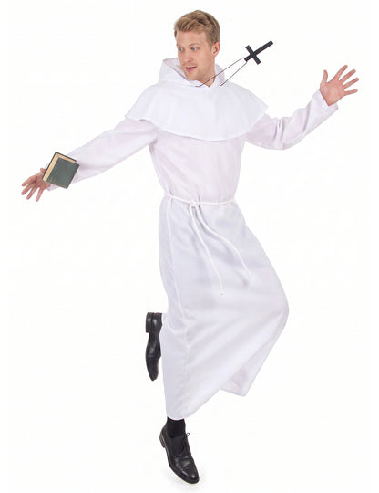 Odrasli bijeli monk kostim