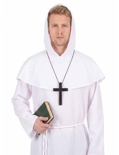 Odrasli bijeli monk kostim