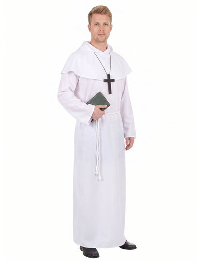 Odrasli bijeli monk kostim