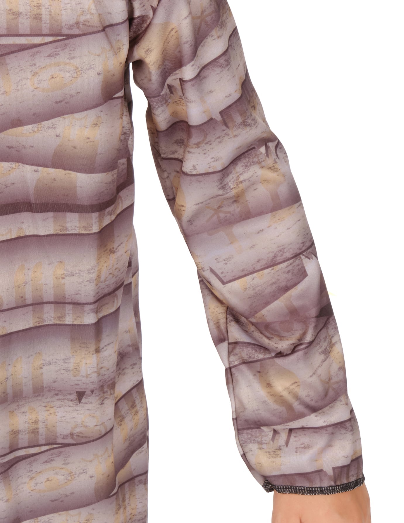 Détail de la manche du déguisement de momie Egyptienne