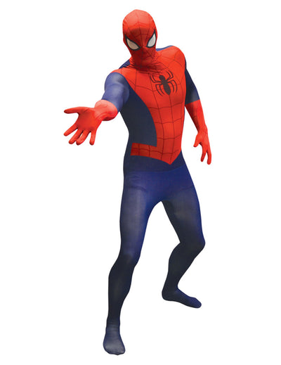 Klasični Spiderman kostim za odrasle Morphsuit crvene i plave boje