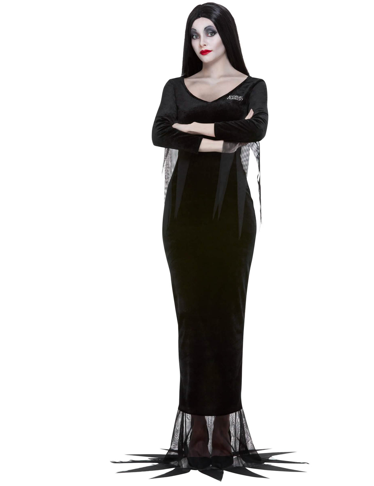 Prednji pogled na kostim Morticia Obitelj Addams™