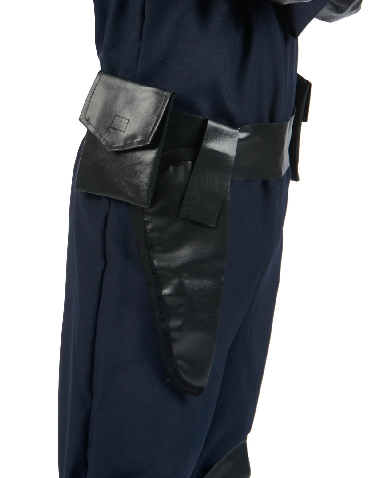 Detalj holstera i torbice za pojas SWAT policijskog kostima