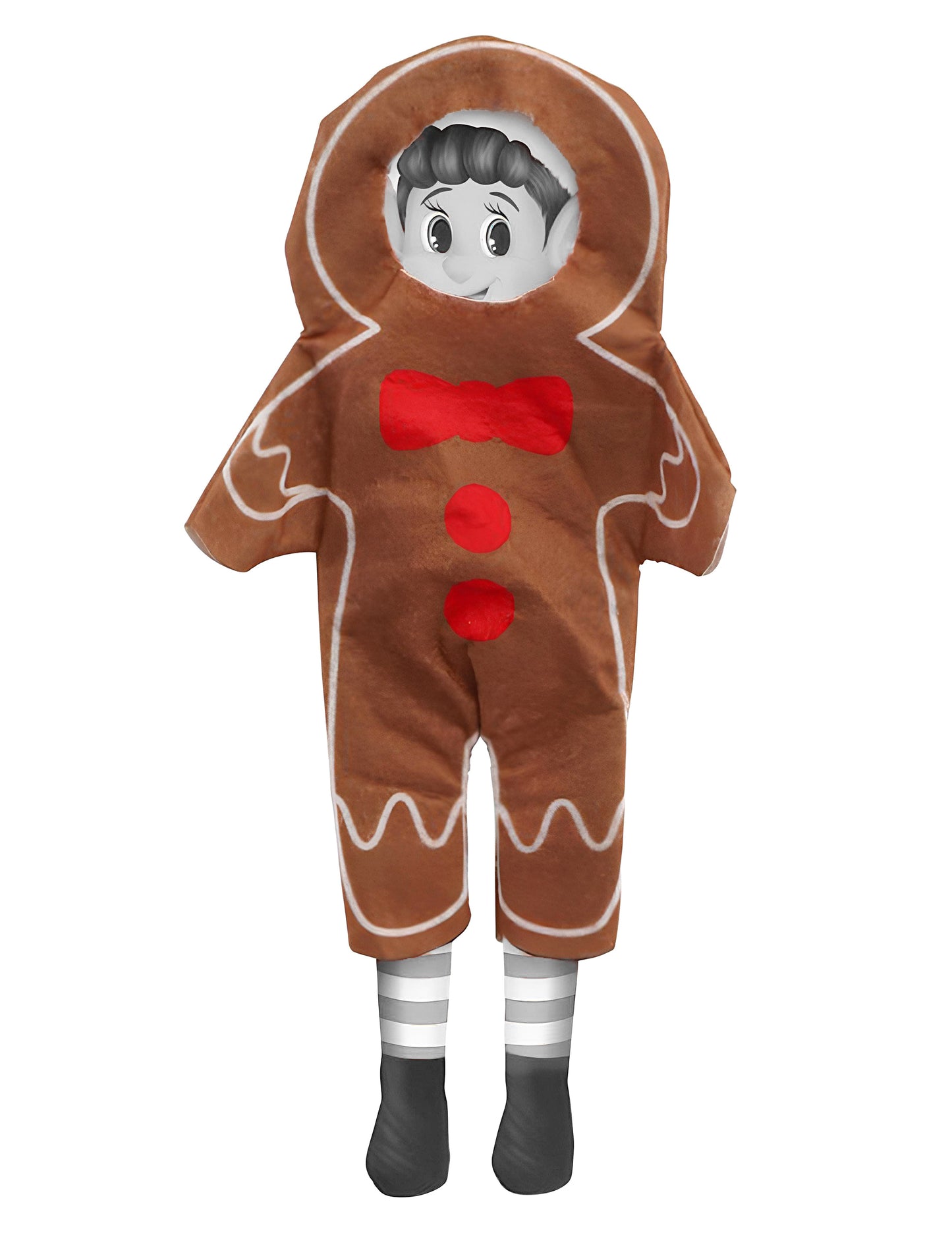 Kostim od medenjaka za nestašnu lutku vilenjaka