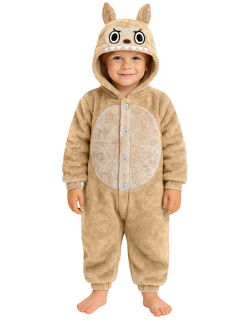 Kostim plišanog čudovišta bež boje za djecu 