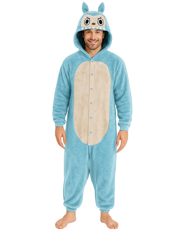 Kostim plišanog plavog čudovišta za muškarce 