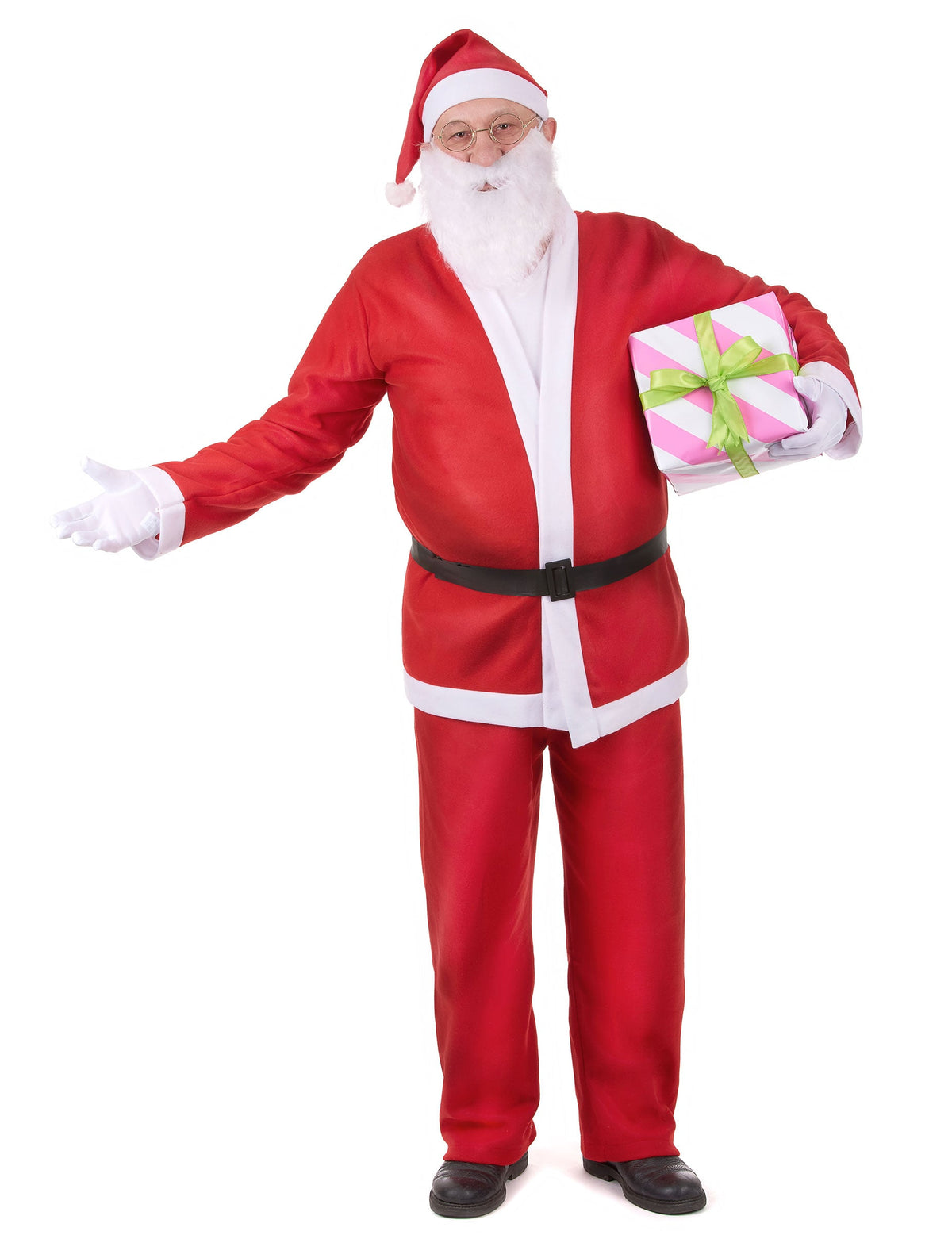 Déguisement de Père Noël pour adulte rouge et blanc