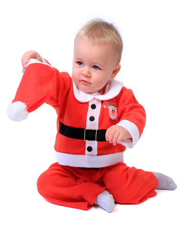 Beba puni kostim Djeda Mraza
