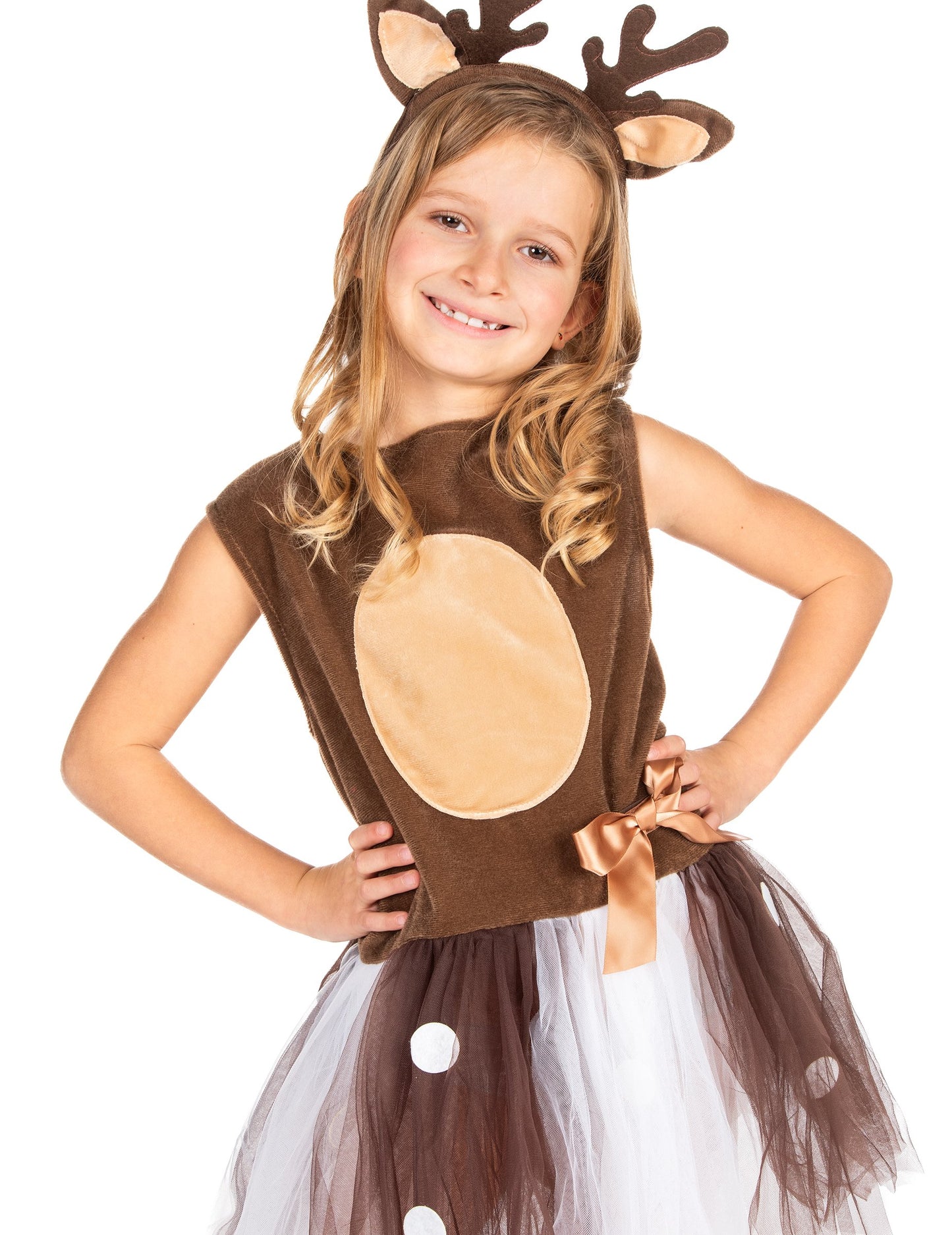 Mala prerušena jelena tutu djevojka