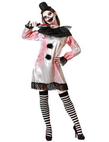 Pierrot Assassin kostim za žene plus veličina
