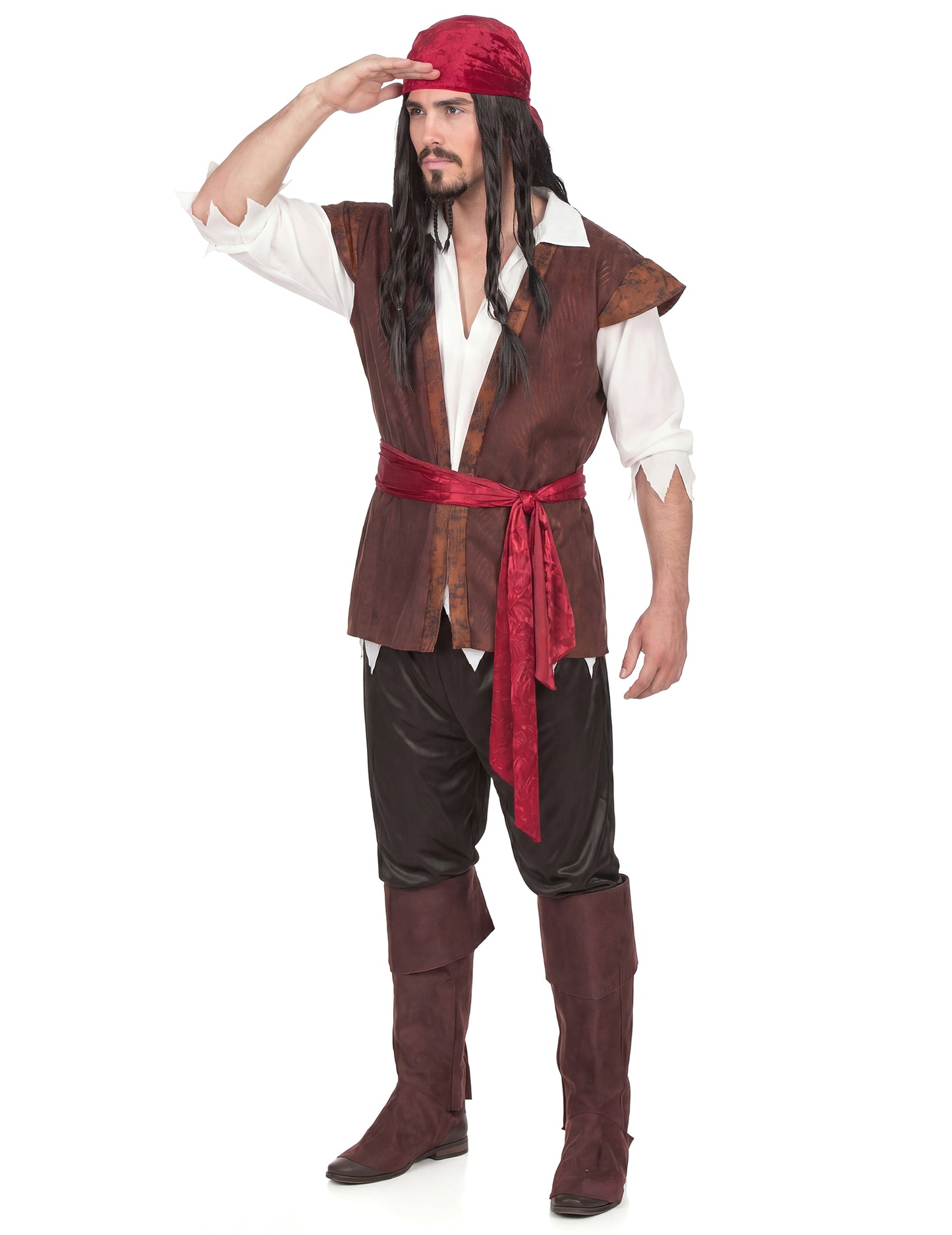 Sveobuhvatan pogled u poziciji promatranja dizajna pirata za muškarce