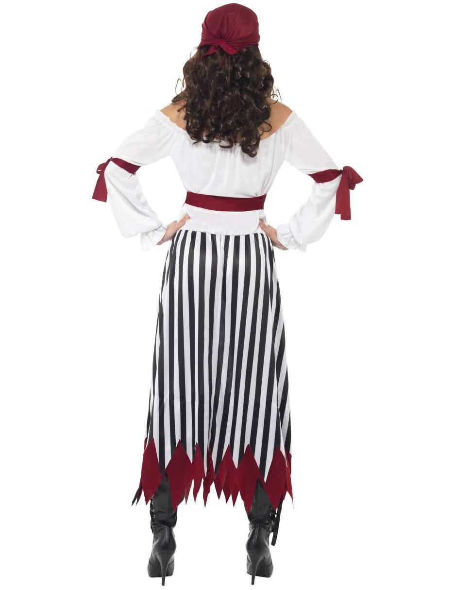 Pogled straga na ženski piratski kostim