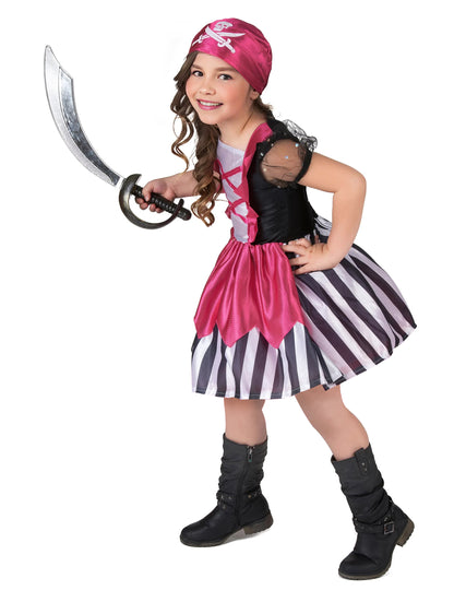 Piratska haljina ružičasta haljina haljina