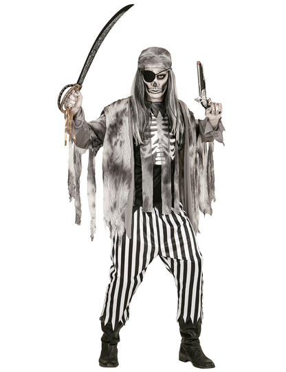 Sabre et pistolet du déguisement pirate squelette fantôme pour homme