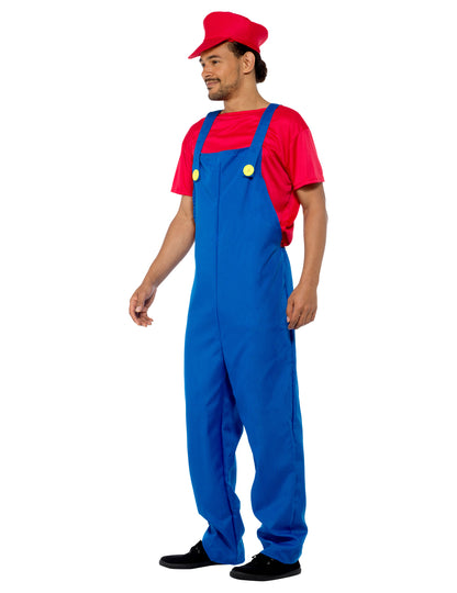 Muški crveni vodoinstalater kostim