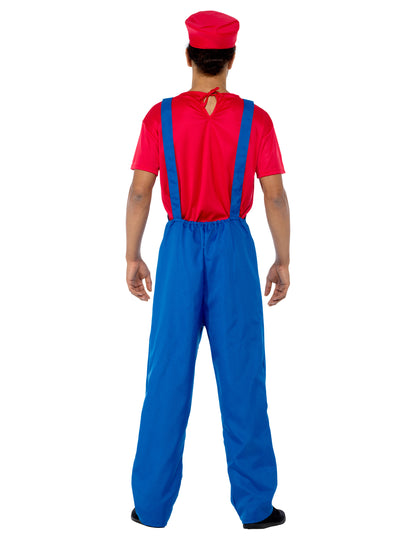 Muški crveni vodoinstalater kostim