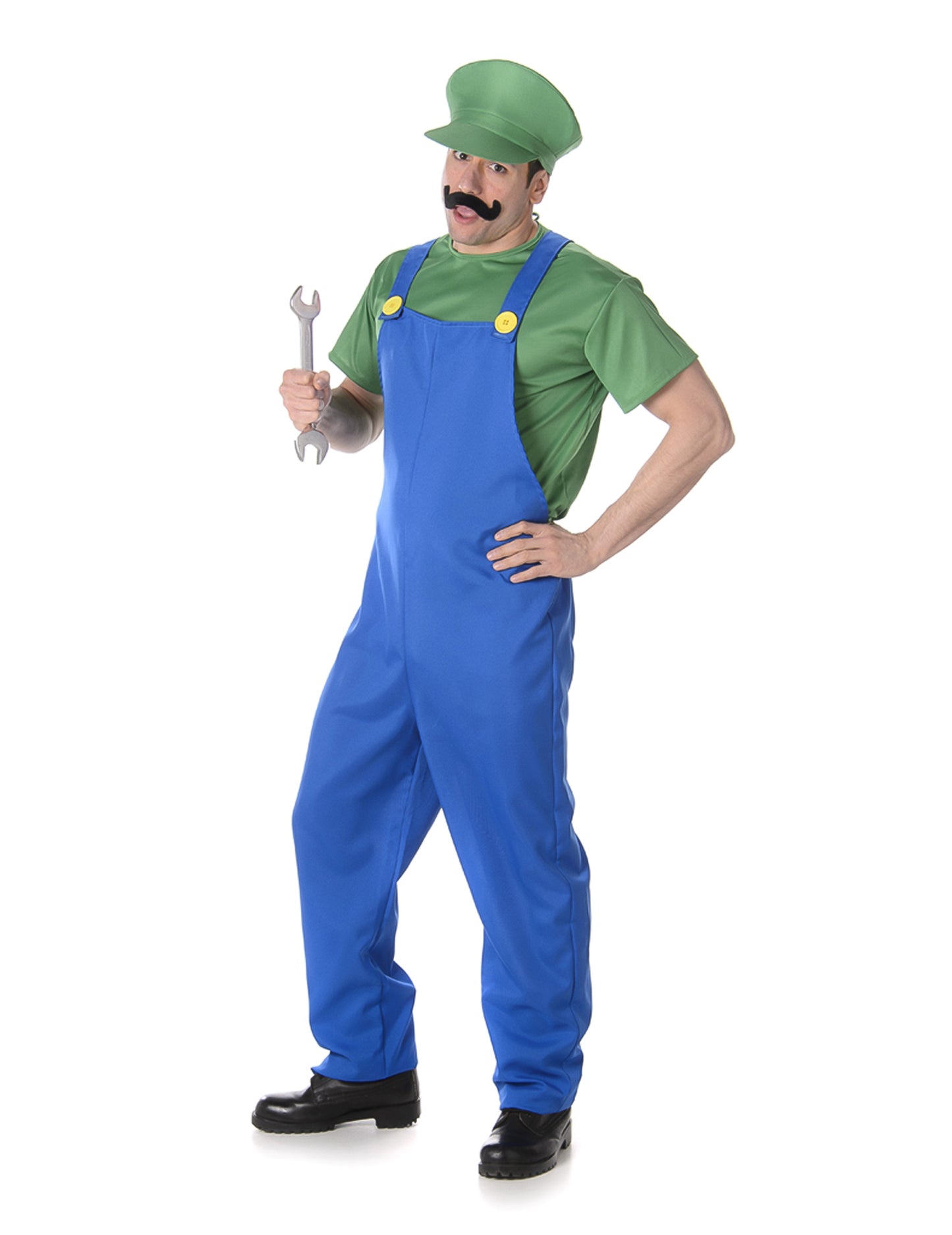 Muški zeleni vodoinstalater kostim