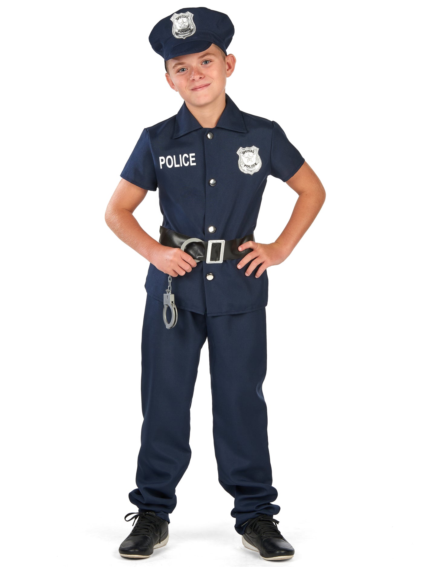 Dječji policijski kostim kratkih rukava