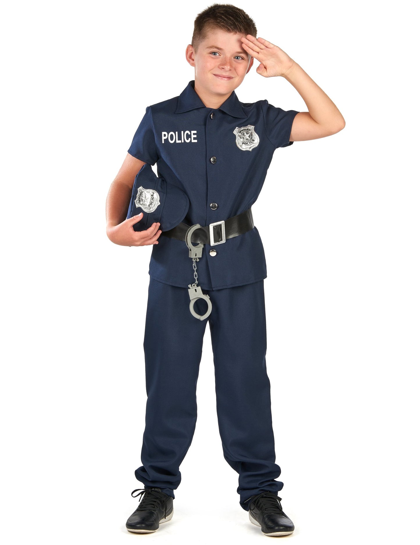 Dječji policijski kostim kratkih rukava