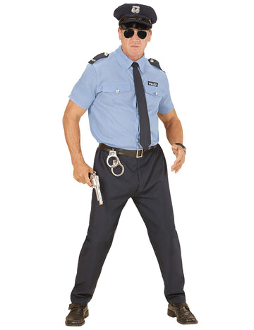 Muški plavi policijski kostim