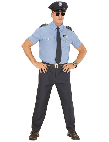 Muški plavi policijski kostim