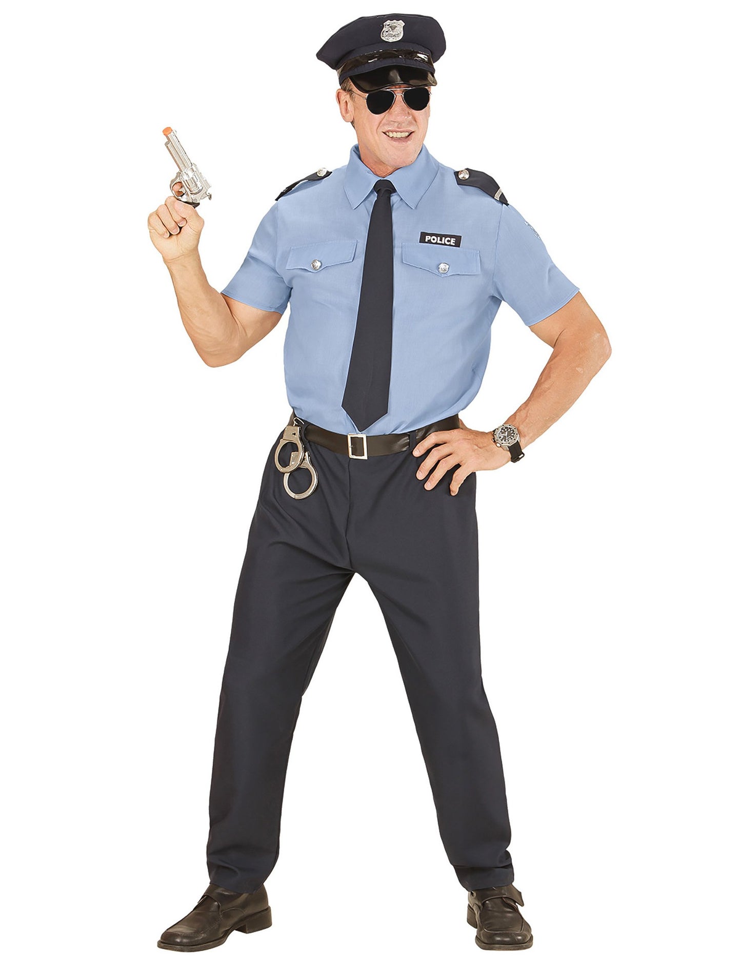 Muški plavi policijski kostim