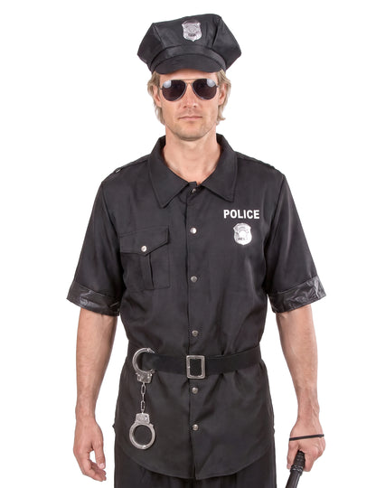 Crni policijski kostim muškarac