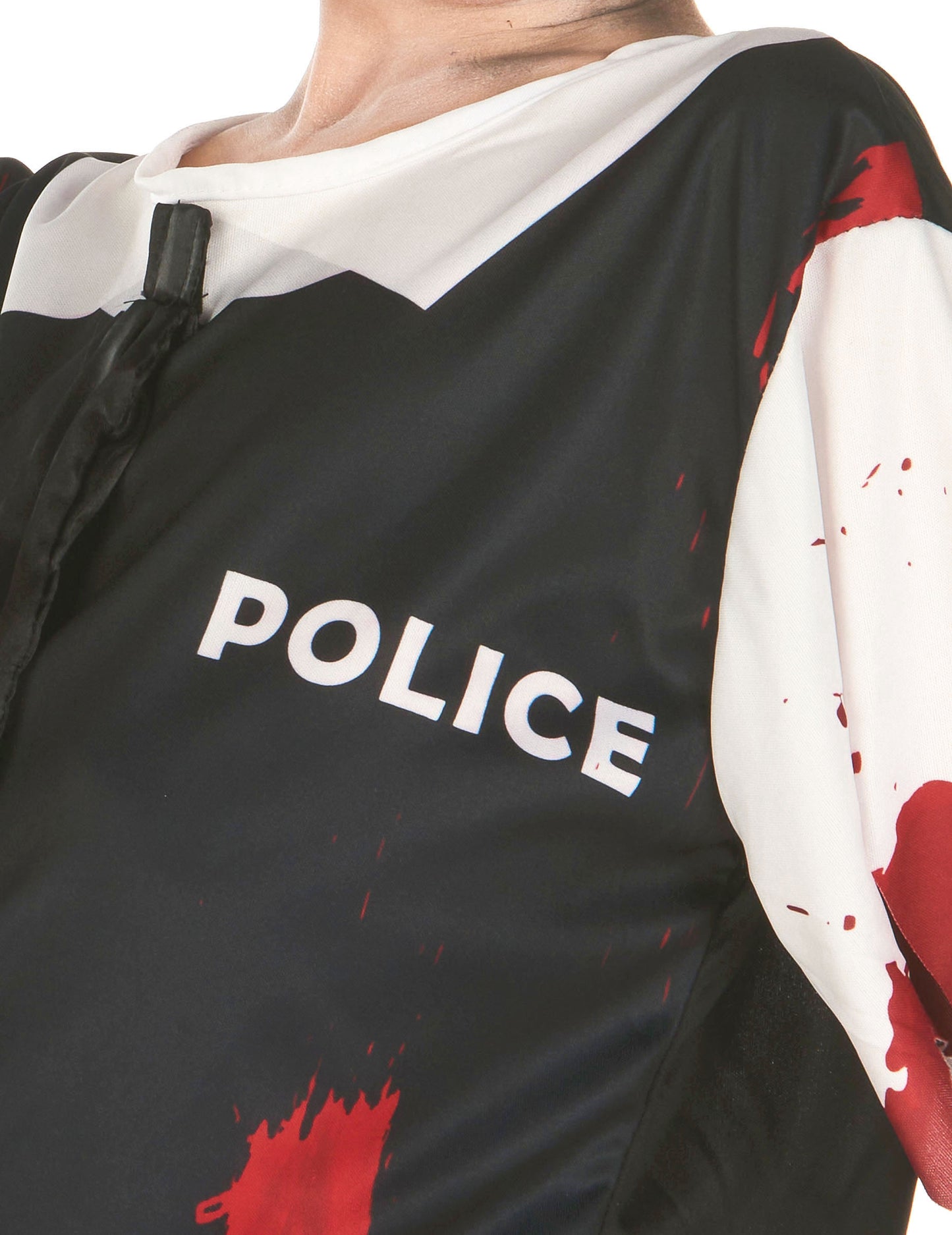 Policijski kostim Crno -bijela djeca zombija