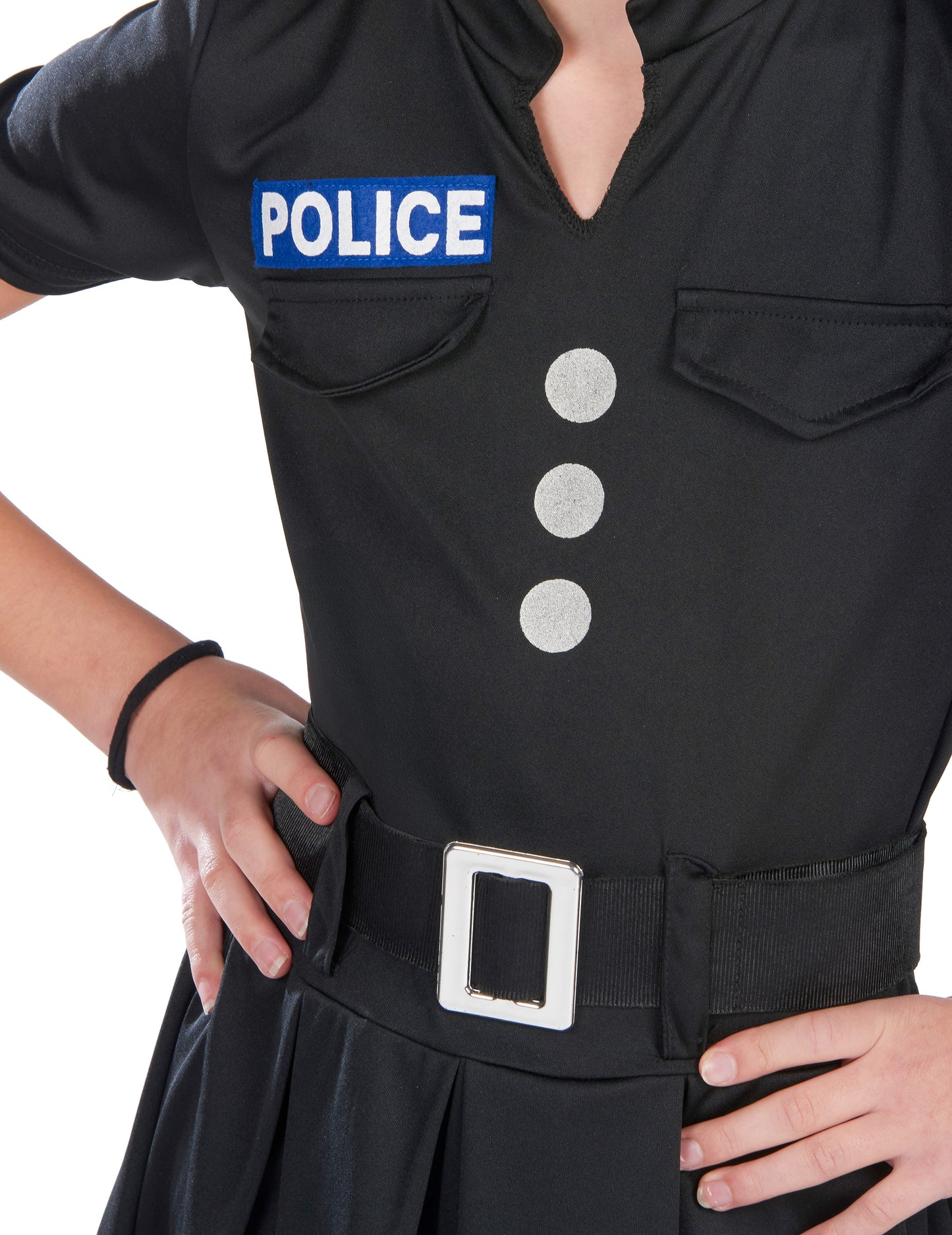 Policijska kostim crna haljina djevojka