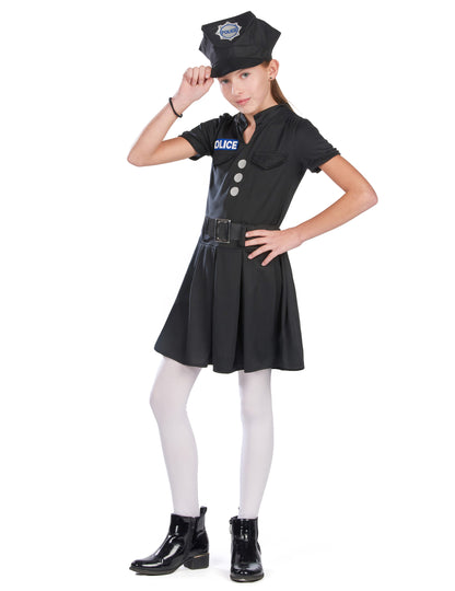 Policijska kostim crna haljina djevojka