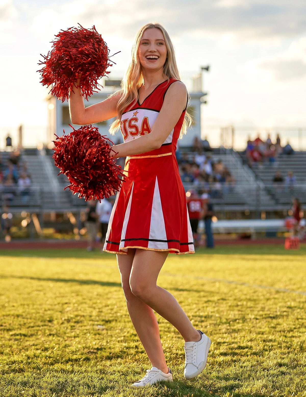 Pompom Girl USA Crvena žena kostim