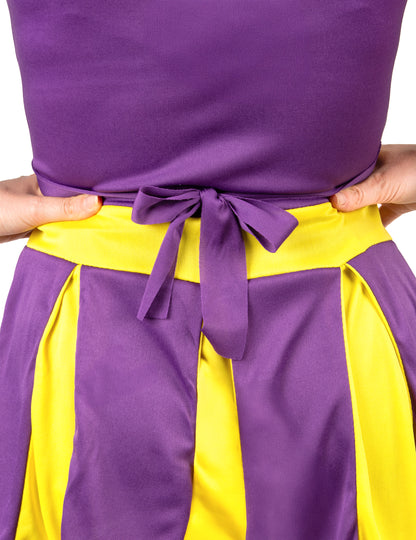 Pompom Girl USA Violet i Yellow Woman kostim