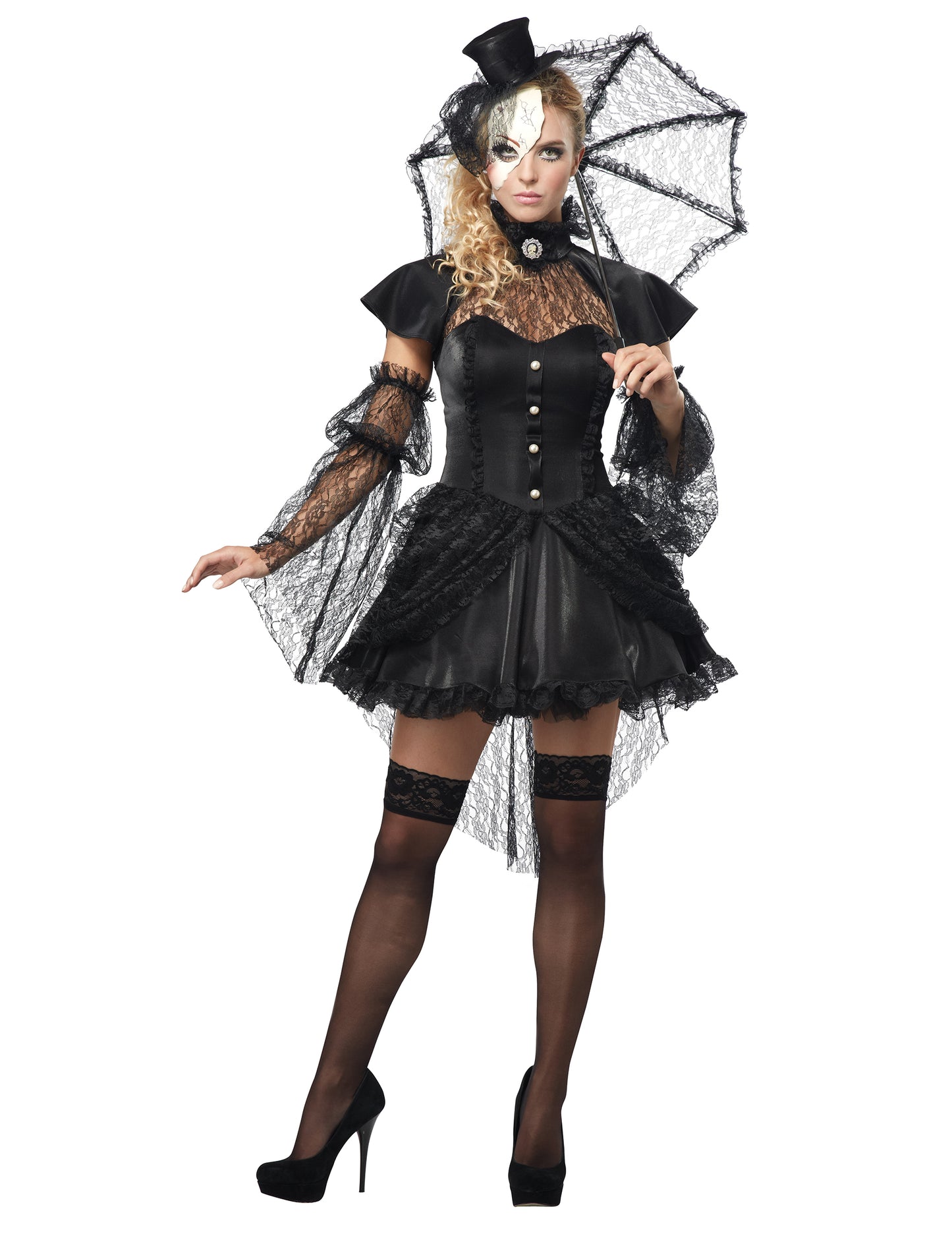 Halloween ženska gotička lutka prerušava se