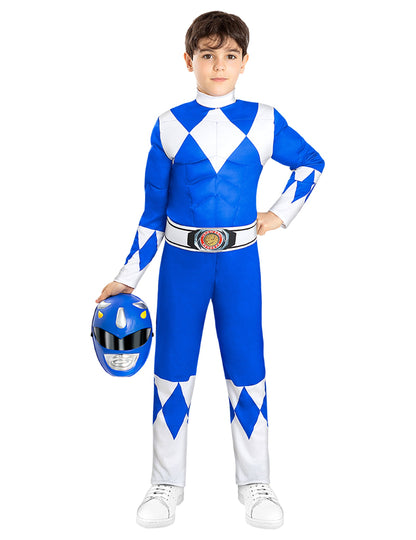 Mišićavi plavi kostim Power Ranger za djecu