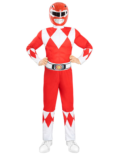 Mišićavi crveni kostim Power Ranger za djecu