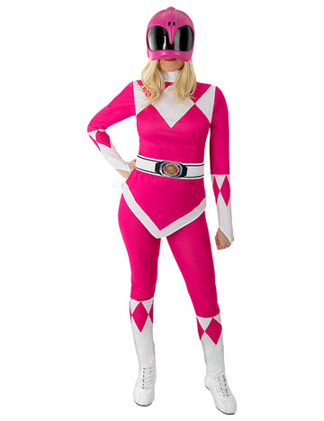 Kostim Power Ranger™ ružičasti za odrasle 