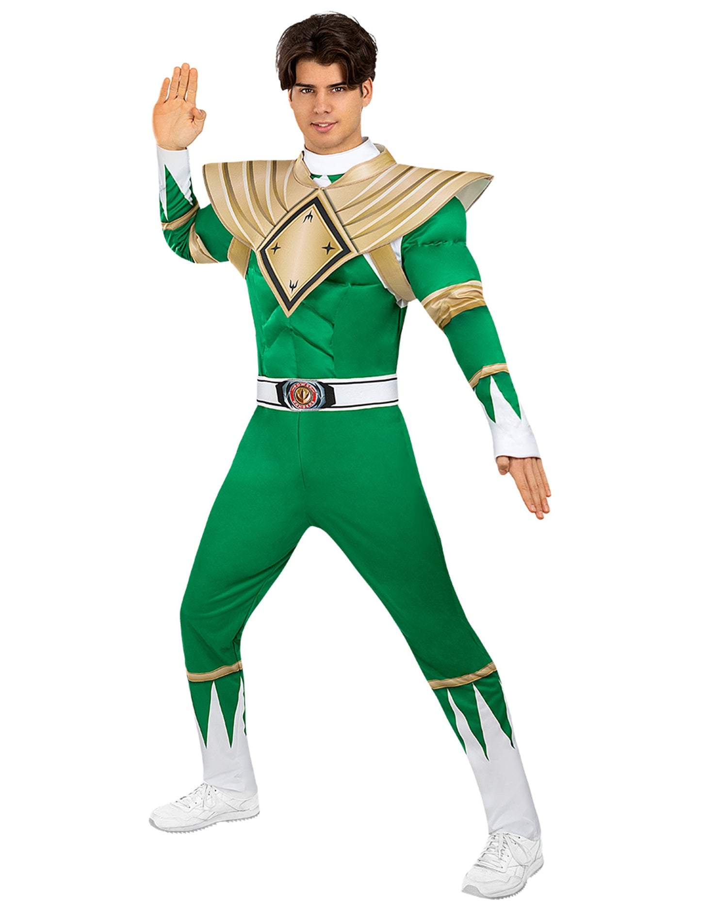 Odrasli zeleni kostim Power Ranger