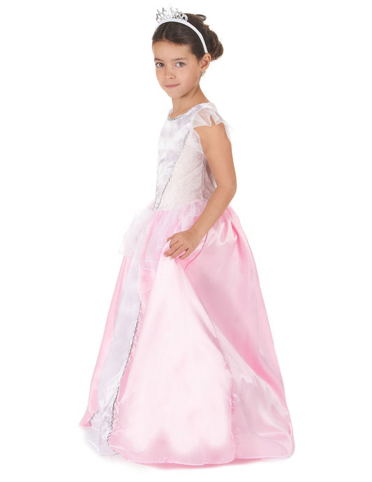 Vue de profil du déguisement de princesse