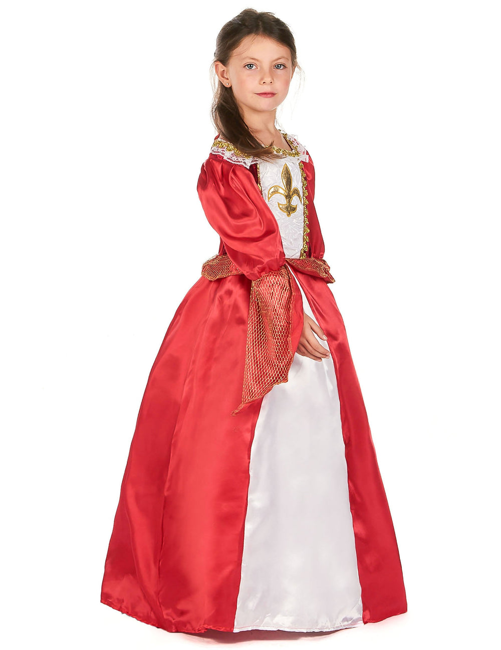 Vue de profil du déguisement princesse médiévale